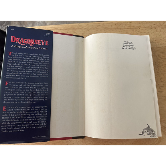 Anne McCaffrey, 2 BKS Dragonseye & Dragonsdawn HC/DJ/ First Ed/Sci-Fi VTG - Picture 13 of 15